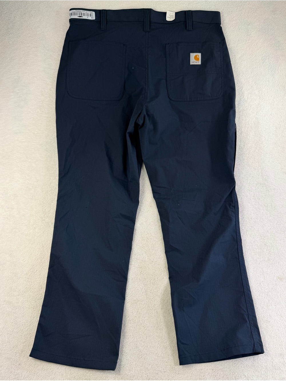 Carhartt Force Ripstop Relaxed Straight Work Pants Navy Men’s 34x28